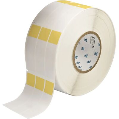 Brady - THT-10-427-3-YL - Jaune/Transparent - 25.40x25.40 mm - Étiquette - Publicité Brady - THT-10-427-3-YL - Jaune/Transparent - 25.40x25.40 mm - Étiquette - Publicité