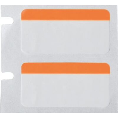 Brady - BPT-310 - Weiß/Orange - 25.40x12.70mm - Label Brady - BPT-310 - Weiß/Orange - 25.40x12.70mm - Label
