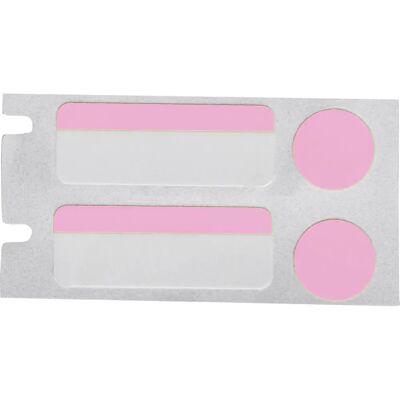 Brady - B33-304-494-PK - Blanc/Rose - Étiquette imprimante - Publicité Brady - B33-304-494-PK - Blanc/Rose - Étiquette imprimante - Publicité