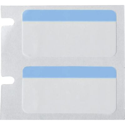Brady - B33-302-494-BL - Weiß/Blau - Polyester - Etikett Brady - B33-302-494-BL - Weiß/Blau - Polyester - Etikett