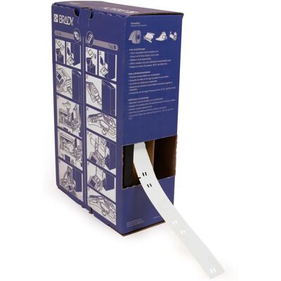 Marqueur de câble Brady BM-10X75-7643-WT - Blanc - 250 pcs - Publicité Marqueur de câble Brady BM-10X75-7643-WT - Blanc - 250 pcs - Publicité