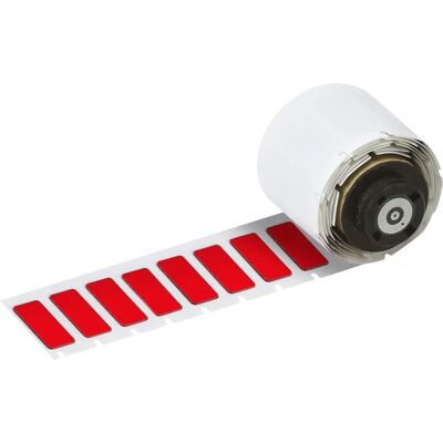 Brady - M6-01-7593-RD - Rot - 27x8 mm - Polyester - Druckeretikett Brady - M6-01-7593-RD - Rot - 27x8 mm - Polyester - Druckeretikett