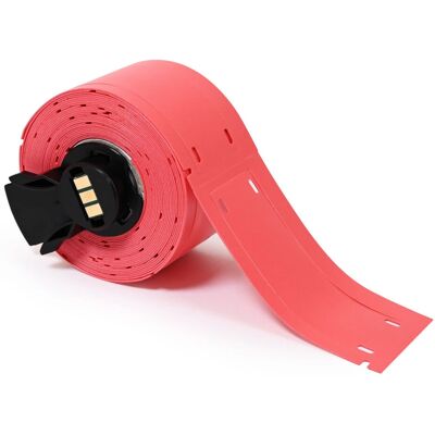 Brady M6-25X75-7643-RD Étiquettes de Polyuréthane Rouges 25mm x 75mm - Neuf - Publicité Brady M6-25X75-7643-RD Étiquettes de Polyuréthane Rouges 25mm x 75mm - Neuf - Publicité