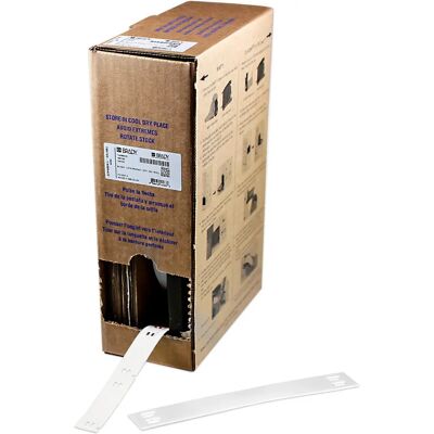 Marqueur de câble en polyester blanc Brady BM-10X75-7598-WT - Type de câble - Publicité Marqueur de câble en polyester blanc Brady BM-10X75-7598-WT - Type de câble - Publicité