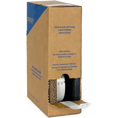 Brady BM-15X75-7598-WT Marqueur de câble en polyester - Marqueur de câble - Publicité Brady BM-15X75-7598-WT Marqueur de câble en polyester - Marqueur de câble - Publicité
