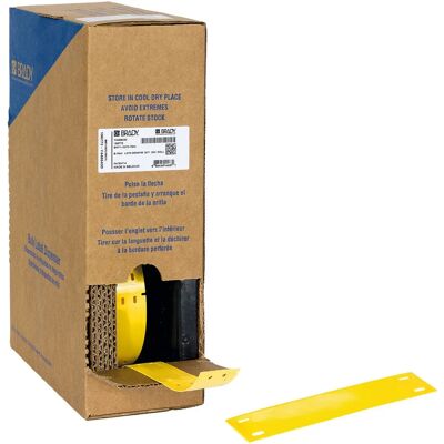 Brady BM-15X75-7598-YL Polyester-Kabelmarkierer - 15mm x 75mm - Gelb Brady BM-15X75-7598-YL Polyester-Kabelmarkierer - 15mm x 75mm - Gelb