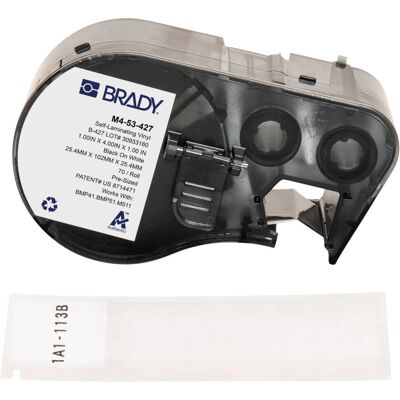 Brady - M4-53-427 - Weiss/Transparent Brady - M4-53-427 - Weiss/Transparent