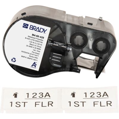 Brady M4-60-428 metallisierte Polyesteretikett - Etiketten Brady M4-60-428 metallisierte Polyesteretikett - Etiketten