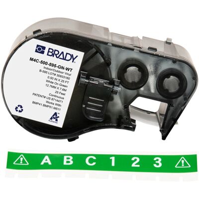 Brady - M410/BMP41/M510/BMP51/BMP53/M511 - Vert - Publicité Brady - M410/BMP41/M510/BMP51/BMP53/M511 - Vert - Publicité
