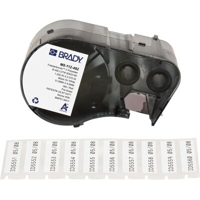 Brady M5-112-492 Weiße Selbstklebende Etiketten - Druckerlabel Brady M5-112-492 Weiße Selbstklebende Etiketten - Druckerlabel