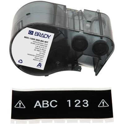 Brady M5C-1500-595-BK-WT Selbstklebendes Druckeretikett - Druckeretikett Brady M5C-1500-595-BK-WT Selbstklebendes Druckeretikett - Druckeretikett