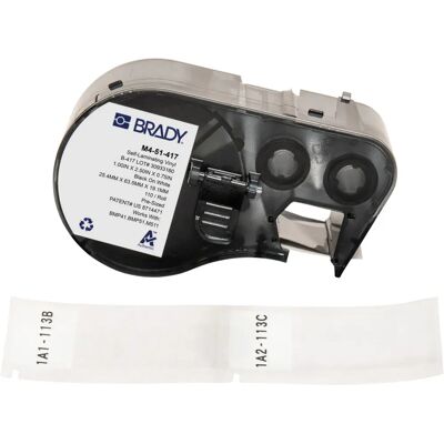 Brady - M4-51-417 - Weiß - Vinyl - Printer Label Brady - M4-51-417 - Weiß - Vinyl - Printer Label