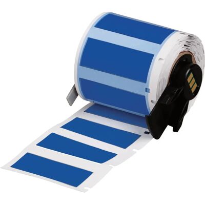 Brady - M6-375-175-342-BL - Bleu - 44.83 x 16.38 mm - Étiquette - Publicité Brady - M6-375-175-342-BL - Bleu - 44.83 x 16.38 mm - Étiquette - Publicité