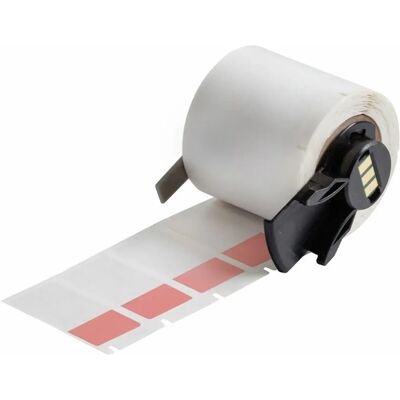 Brady - M6-30-427-RD - Rouge/Transparent - 1,91x3,81cm - étiquette - Publicité Brady - M6-30-427-RD - Rouge/Transparent - 1,91x3,81cm - étiquette - Publicité