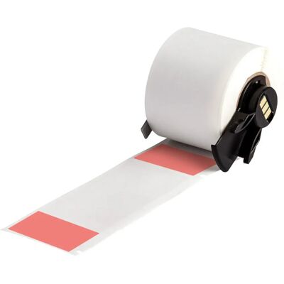 Brady - M6-33-427-RD - Rouge/Transparent - Label - Publicité Brady - M6-33-427-RD - Rouge/Transparent - Label - Publicité