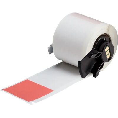 Brady - M6-34-427-RD - Rot/Transparent - Etikett Brady - M6-34-427-RD - Rot/Transparent - Etikett
