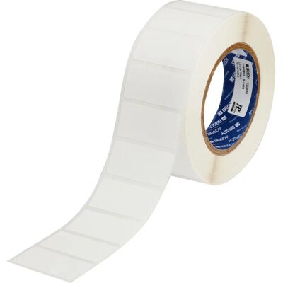 Brady - J40-17-2550 - 25.4x50.8 mm - Blanc - Étiquette Brady - J40-17-2550 - 25.4x50.8 mm - Blanc - Étiquette