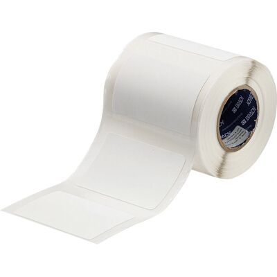 Brady - J20PSL-19-2475 - Weiß - Mattes Polyester - Etikett Brady - J20PSL-19-2475 - Weiß - Mattes Polyester - Etikett