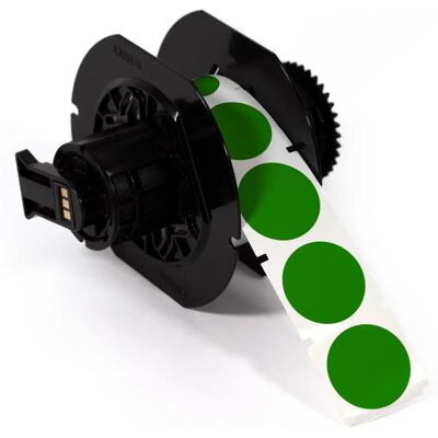 Brady - B30-D25-595-GN - Vert - 25 mm - étiquette - Publicité Brady - B30-D25-595-GN - Vert - 25 mm - étiquette - Publicité