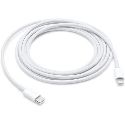 Câble Lightning Apple 2m Blanc - USB-C Original - Publicité Câble Lightning Apple 2m Blanc - USB-C Original - Publicité