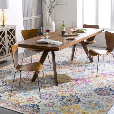 Surya Vintage Mehrfarbiger Orientalischer Teppich - Teppich Surya Vintage Mehrfarbiger Orientalischer Teppich - Teppich