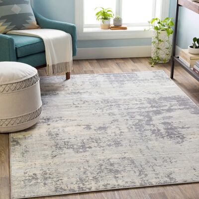 Tapis moderne DALI abstrait de Surya - 160x220cm - Gris - Publicité Tapis moderne DALI abstrait de Surya - 160x220cm - Gris - Publicité