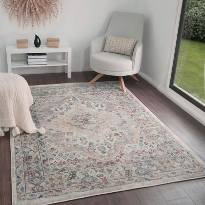 Surya Casablanca Vintage-Teppich - Orientalisch, Maschinengewebt, Taupe Surya Casablanca Vintage-Teppich - Orientalisch, Maschinengewebt, Taupe