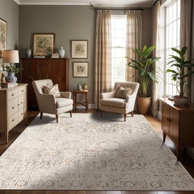 Surya Vintage Oriental Rug Gray/Beige 200x275 - Carpet Surya Vintage Oriental Rug Gray/Beige 200x275 - Carpet