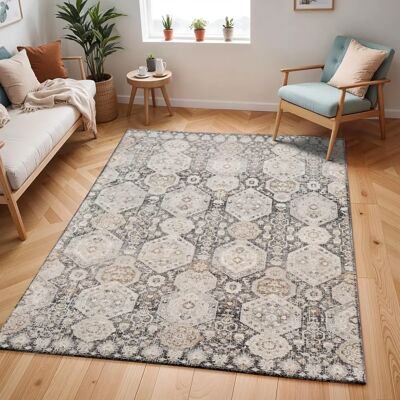 Surya Vintage Orientalischer Teppich Schwarz/Beige 200x275 - Teppich Surya Vintage Orientalischer Teppich Schwarz/Beige 200x275 - Teppich
