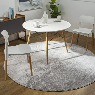 SURYA BANGKOK Rundteppich - Modernes Marmor Design - 160cm SURYA BANGKOK Rundteppich - Modernes Marmor Design - 160cm