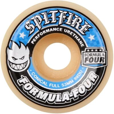 Spitfire Marke Kegelförmige Vollräder - 99D 53mm, 99A 56mm, 99A 57mm - Skateboard Räder Spitfire Marke Kegelförmige Vollräder - 99D 53mm, 99A 56mm, 99A 57mm - Skateboard Räder