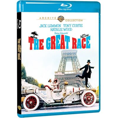 Warner Archives La Grande Course - Blu-ray Région 2 - Système de Théâtre Numérique - Publicité Warner Archives La Grande Course - Blu-ray Région 2 - Système de Théâtre Numérique - Publicité
