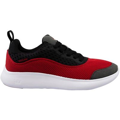 Supra Factor Tactic Low Red Black Lace Up Mens Running Shoes - Running Shoes Supra Factor Tactic Low Red Black Lace Up Mens Running Shoes - Running Shoes