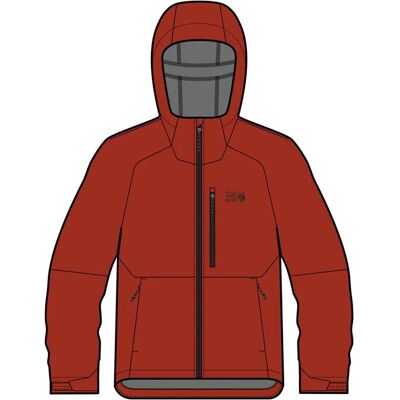 Chaqueta Mountain Hardwear Desert Red Stretch Ozonic - Hombre Chaqueta Mountain Hardwear Desert Red Stretch Ozonic - Hombre