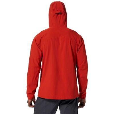 Mountain Hardwear Ozonic Stretch Wasserdichte Jacke - Herren - Desert Red Mountain Hardwear Ozonic Stretch Wasserdichte Jacke - Herren - Desert Red