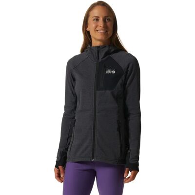 Veste Power Grid Grise de Mountain Hardwear - Veste - Publicité Veste Power Grid Grise de Mountain Hardwear - Veste - Publicité