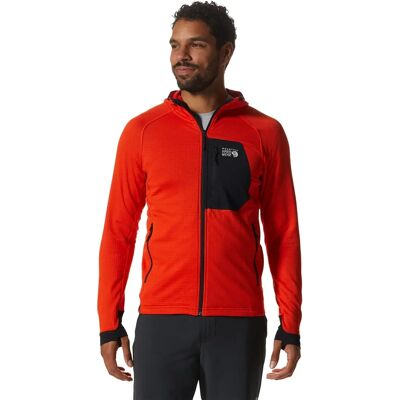 Mountain Hardwear - Veste Polar Power Grid - Homme - Orange - L - Publicité Mountain Hardwear - Veste Polar Power Grid - Homme - Orange - L - Publicité