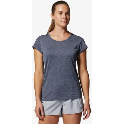 Camiseta de manga corta Mighty Stripe gris de Mountain Hardwear - Mujer Camiseta de manga corta Mighty Stripe gris de Mountain Hardwear - Mujer
