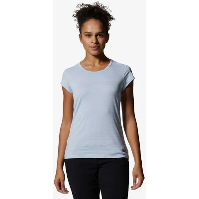 Mountain Hardwear Mighty Stripe Hellblau Kurzarm-T-Shirt Mountain Hardwear Mighty Stripe Hellblau Kurzarm-T-Shirt
