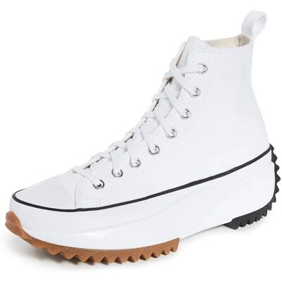 Converse 166799C Hvide Høje Sneakers - Hvid/Sort/Gummi Converse 166799C Hvide Høje Sneakers - Hvid/Sort/Gummi
