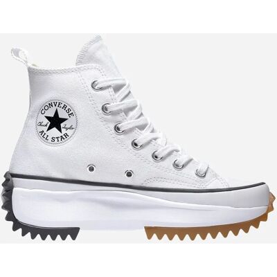 Converse Fehér Run Star Hike Magasított vászontaposók - Fehér/Fekete/Gumi - Méret: US 8.5 - Férfi Converse Fehér Run Star Hike Magasított vászontaposók - Fehér/Fekete/Gumi - Méret: US 8.5 - Férfi