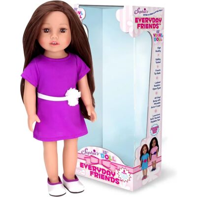 Teamson Kids Sophia's - 18" Baby Doll with Brunette Hair & Accessories - Baby Doll Teamson Kids Sophia's - 18" Baby Doll with Brunette Hair & Accessories - Baby Doll