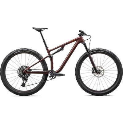 Specialized Epic Evo Expert - VTT en carbone - Satin Rusted Red / Blaze / Pearl - Publicité Specialized Epic Evo Expert - VTT en carbone - Satin Rusted Red / Blaze / Pearl - Publicité