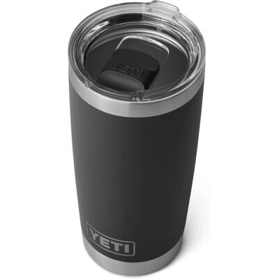 Yeti Rambler 20 oz Kop - Sort - Holdbart rustfrit stål - Holder drikke varm eller kold Yeti Rambler 20 oz Kop - Sort - Holdbart rustfrit stål - Holder drikke varm eller kold