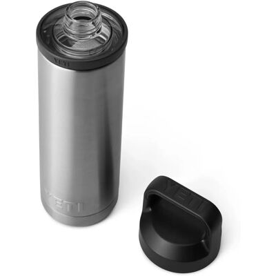 Garrafa YETI Rambler 18 Oz em Aço Inoxidável - Prata Garrafa YETI Rambler 18 Oz em Aço Inoxidável - Prata