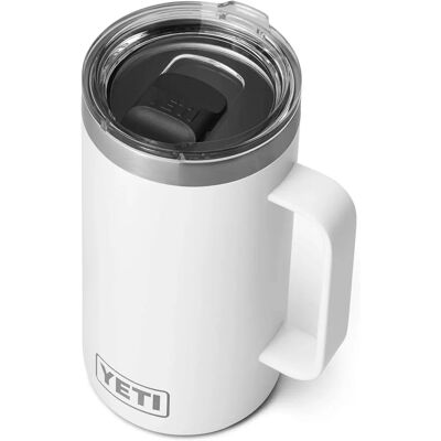 YETI Weiß 24 Oz Thermobecher - Vakuumisoliert YETI Weiß 24 Oz Thermobecher - Vakuumisoliert