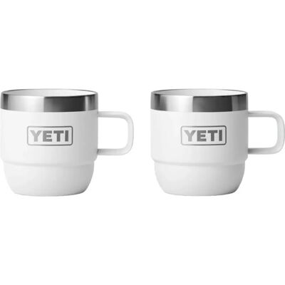 YETI White 6oz (177ml) Stackable Espresso Mugs 2 Pack YETI White 6oz (177ml) Stackable Espresso Mugs 2 Pack