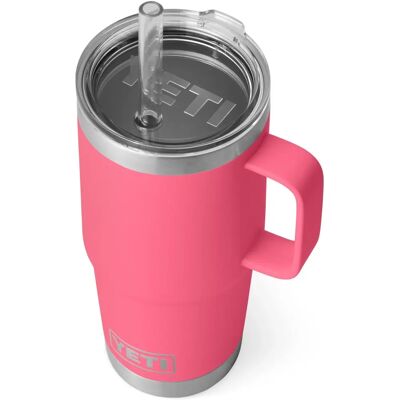 YETI Rambler 25 Oz Straw Mug 2.0 - Durable Stainless Steel - Pink - Thermobecher YETI Rambler 25 Oz Straw Mug 2.0 - Durable Stainless Steel - Pink - Thermobecher