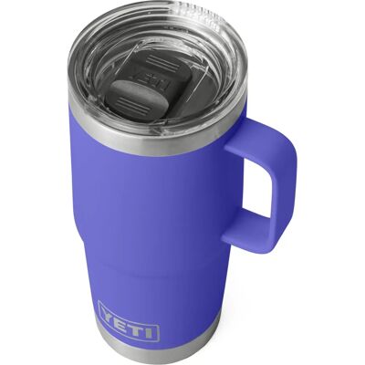 YETI Rambler 20 OZ Rejsetermug - Holdbart rustfrit stål - Vakuumisoleret - Lækagesikkert låg - Udendørsbrug YETI Rambler 20 OZ Rejsetermug - Holdbart rustfrit stål - Vakuumisoleret - Lækagesikkert låg - Udendørsbrug