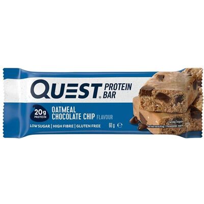 Quest Nutrition Protein Bar - Oatmeal Chocolate Chip - 12 Bars Quest Nutrition Protein Bar - Oatmeal Chocolate Chip - 12 Bars